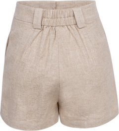 Zoe Linen Shorts - Natural
