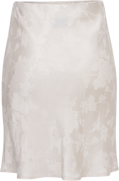 Audrey Jacquard Skirt - Creme