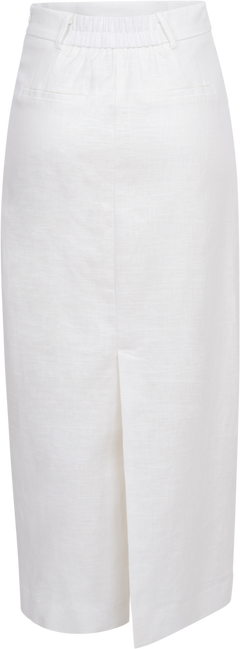 Manon Linen Maxi Skirt - White