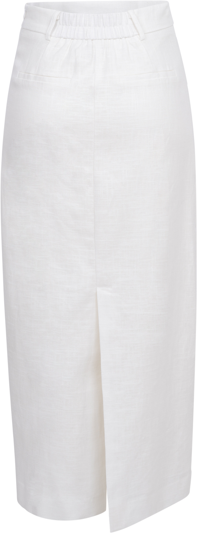 Manon Linen Maxi Skirt - White