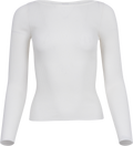 Corine Knit Ls Top - Off White