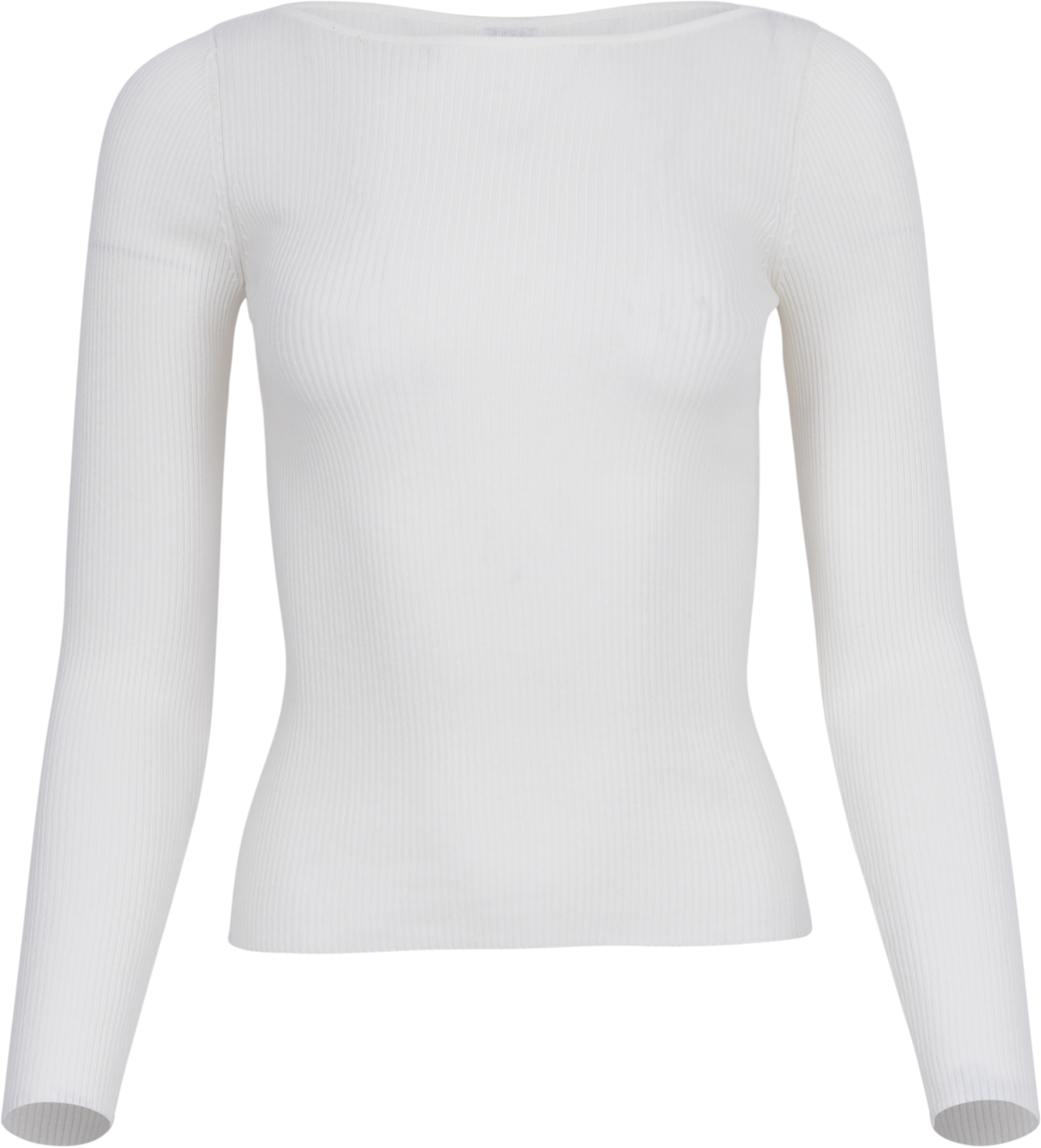 Corine Knit Ls Top - Off White