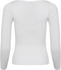 Corine Knit Ls Top - Off White
