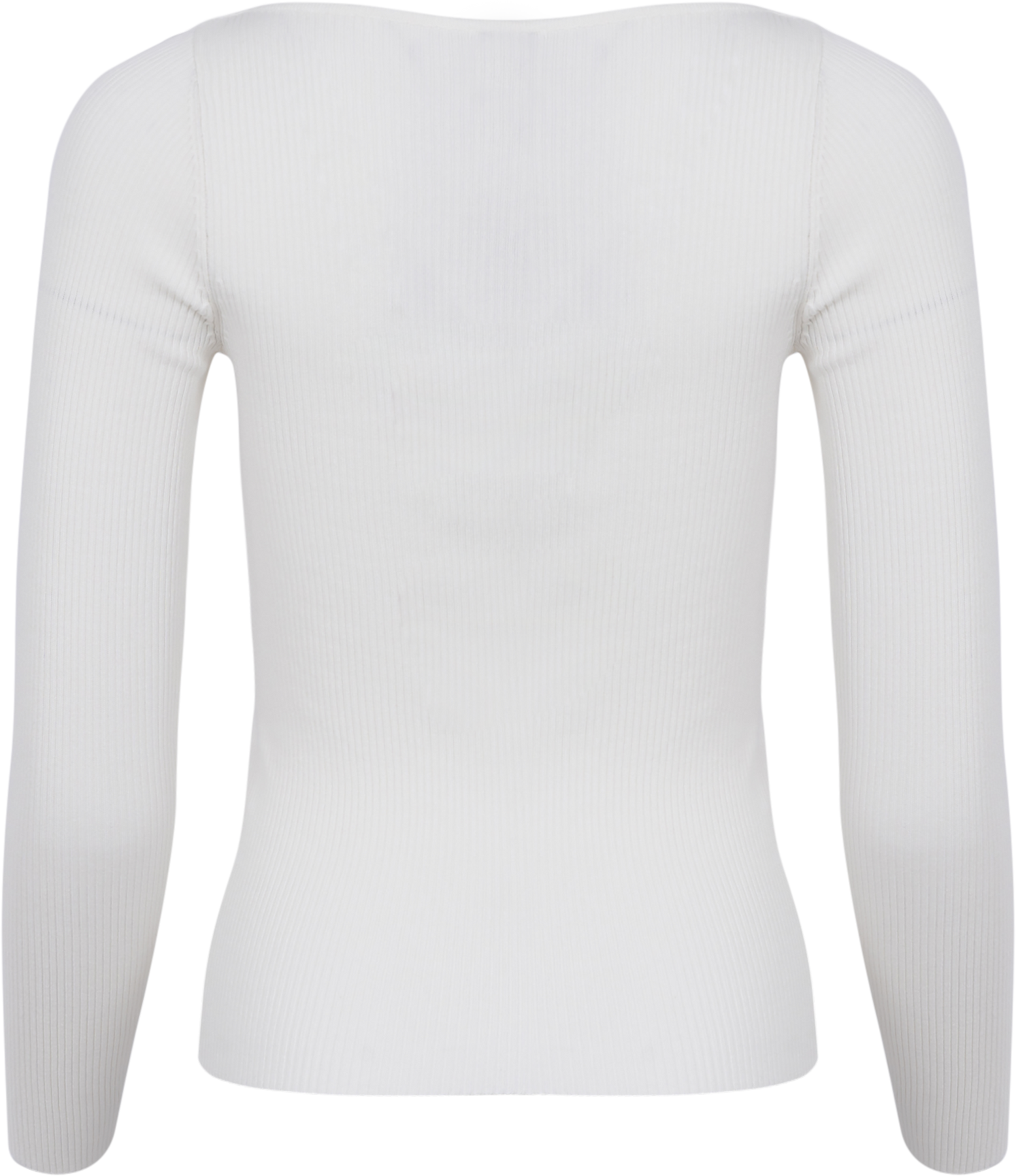 Corine Knit Ls Top - Off White