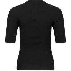 Sherry Knit Tee - Black
