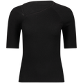 Sherry Knit Tee - Black
