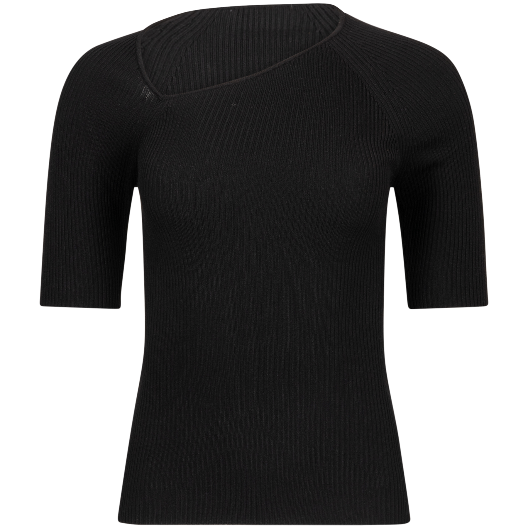 Sherry Knit Tee - Black