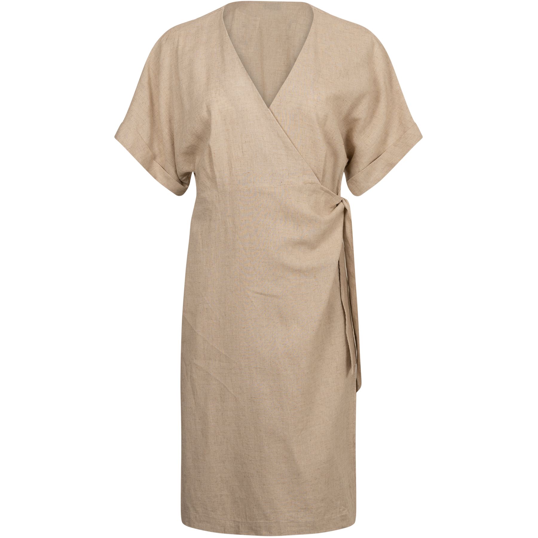Esi Wrap Dress - Beige