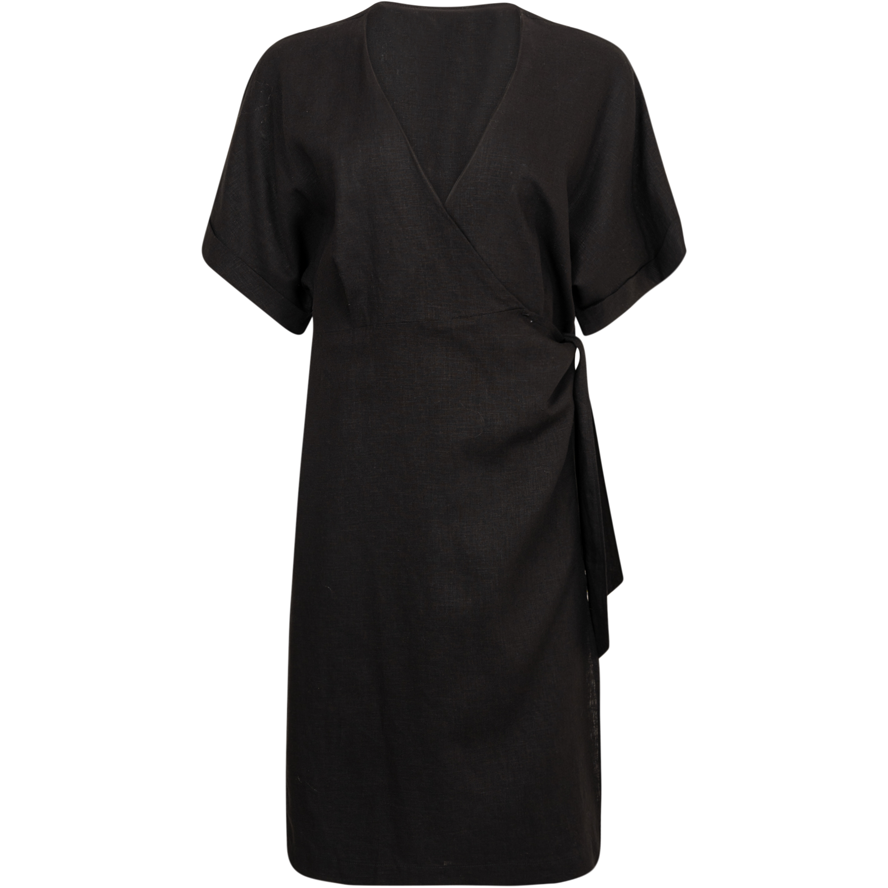 Esi Wrap Dress - Svart