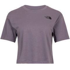 W Cropped Simple Dome Tee - Lunar Slate