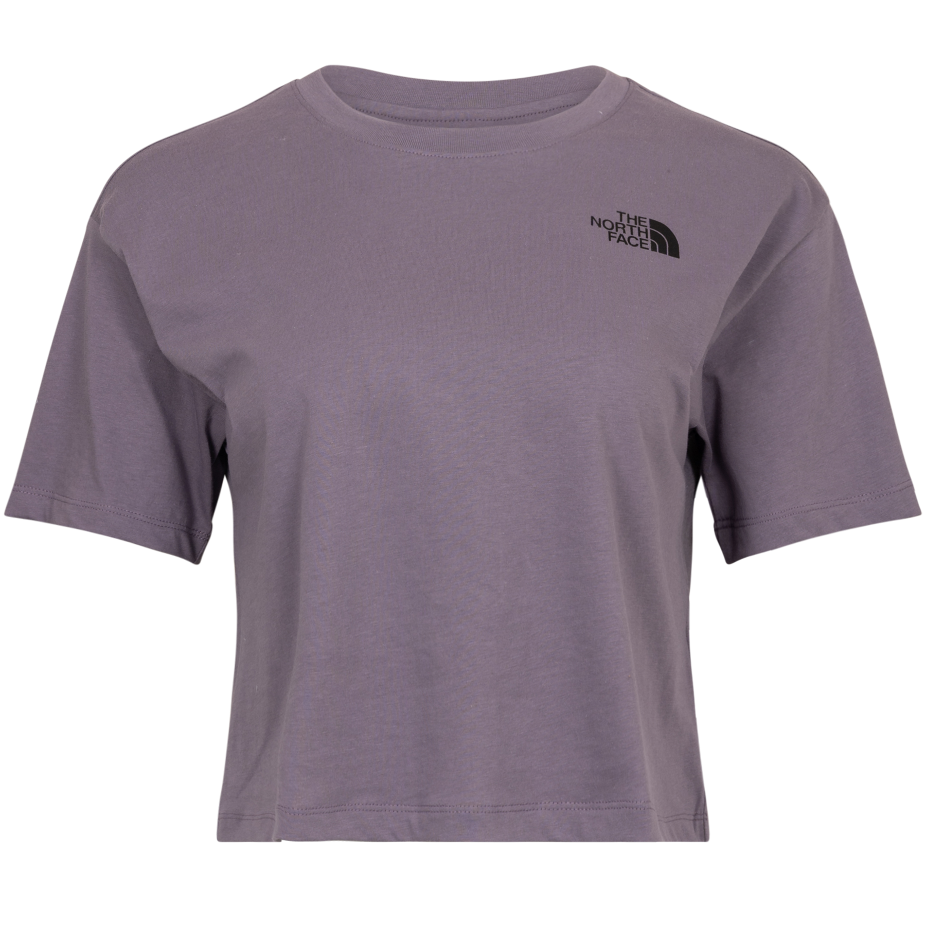 W Cropped Simple Dome Tee - Lunar Slate
