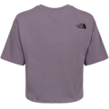 W Cropped Simple Dome Tee - Lunar Slate