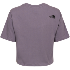 W Cropped Simple Dome Tee - Lunar Slate