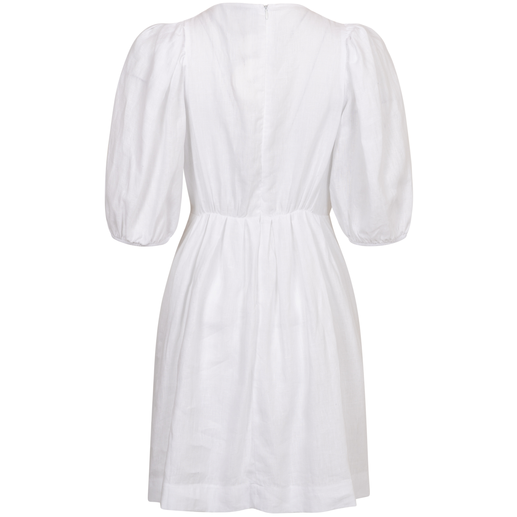 Eli Linen Dress - White