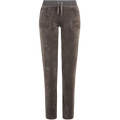 Del Ray Classic Velour Pant Pocket - Raven Black