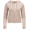 Juicy Couture Robertson Classic Velour Zip Hoodie - String