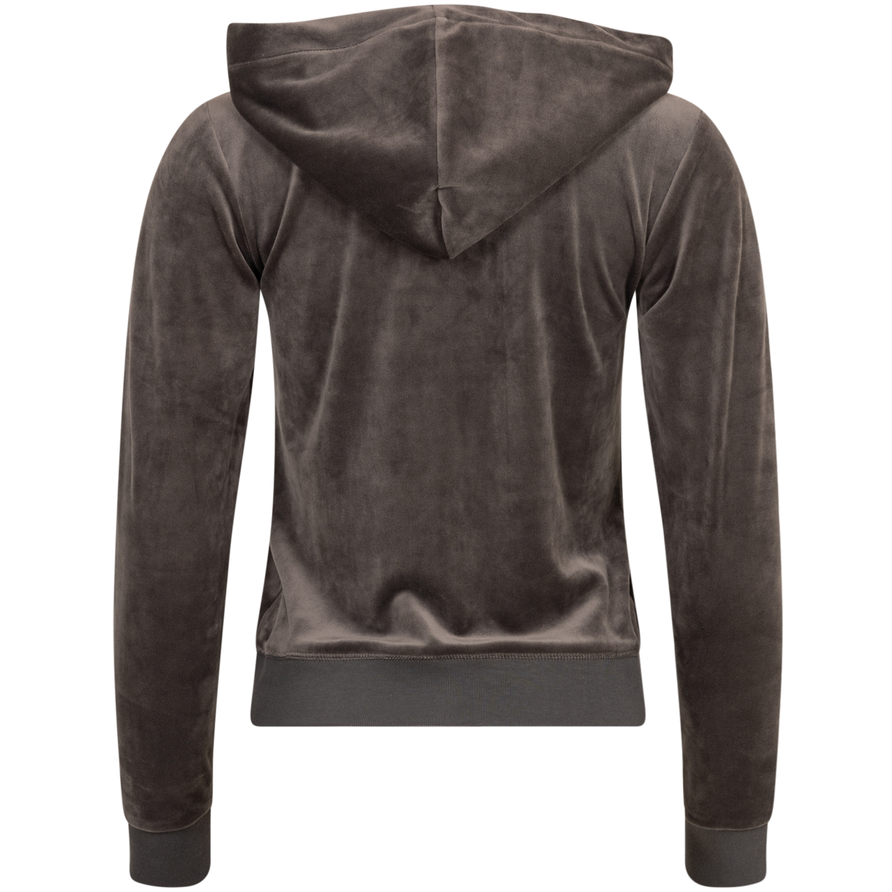 Robertson Classic Velour Zip Hoodie - Raven Black