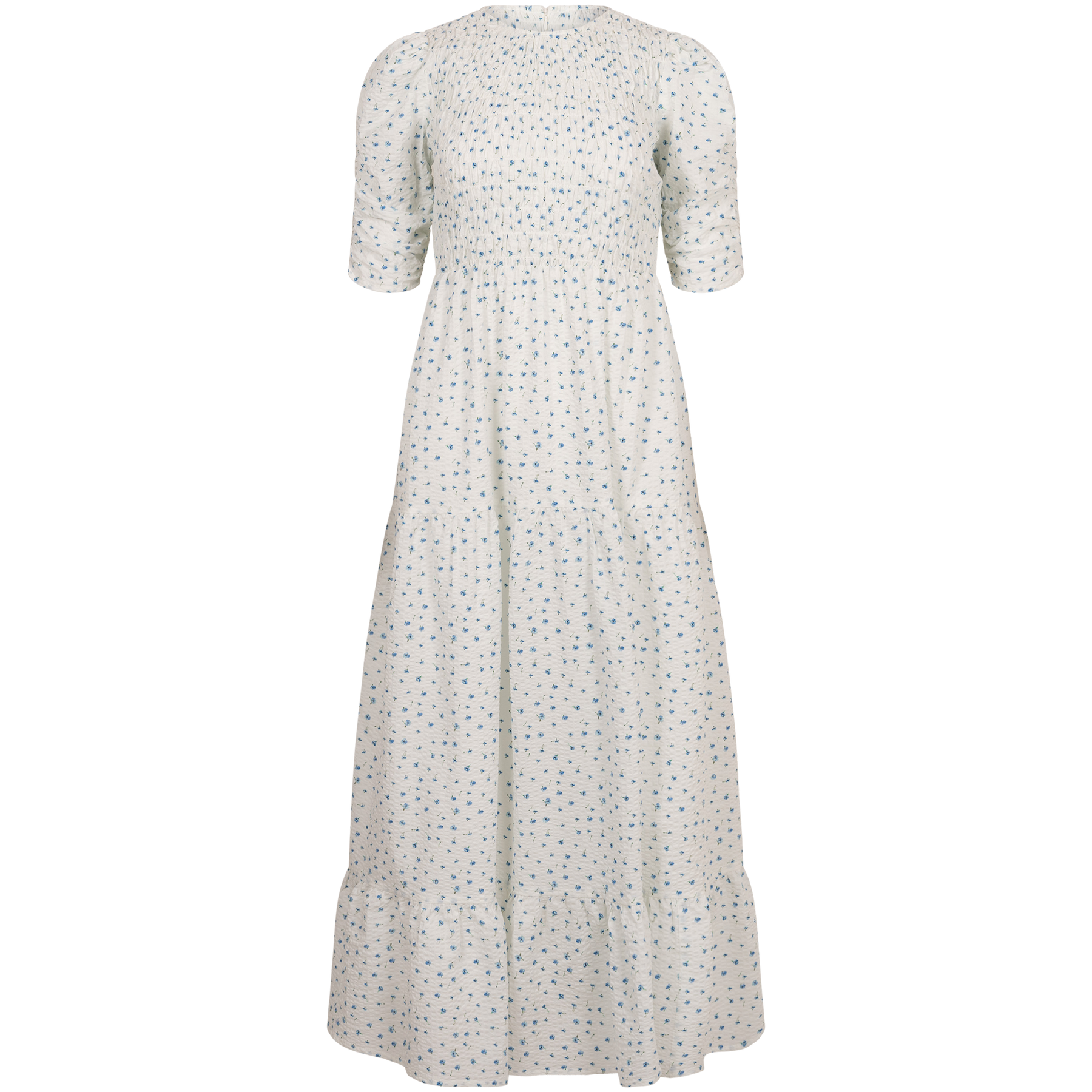 Dovie Crepe Dress - Blue Amaryll