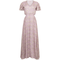 Elise Dress - Lavender Peony Print