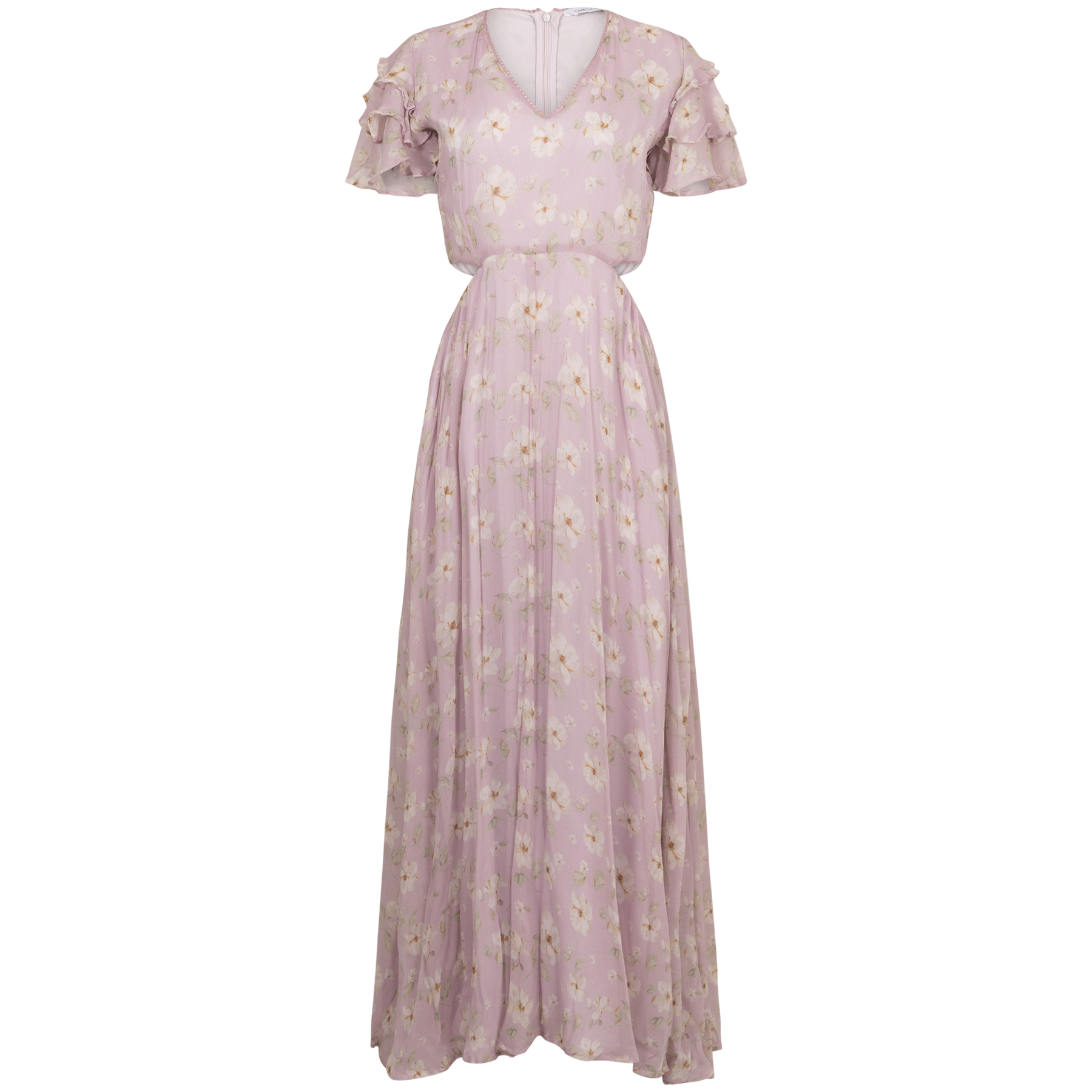 Elise Dress - Lavender Peony Print