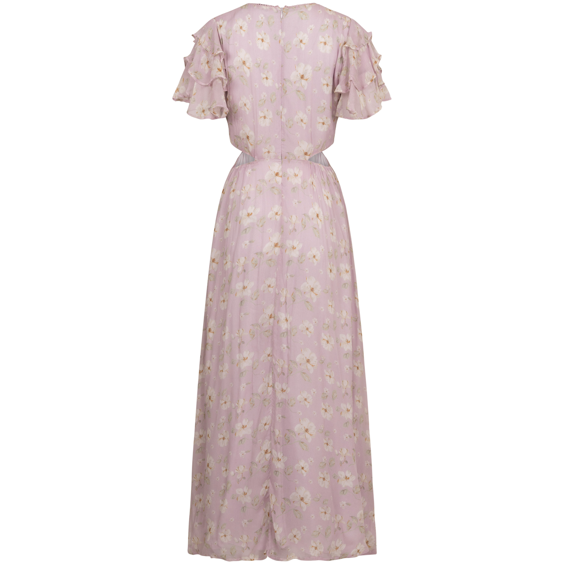 Elise Dress - Lavender Peony Print