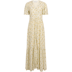 Sia Dress - Yellow Lily Flower