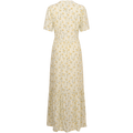 Sia Dress - Yellow Lily Flower