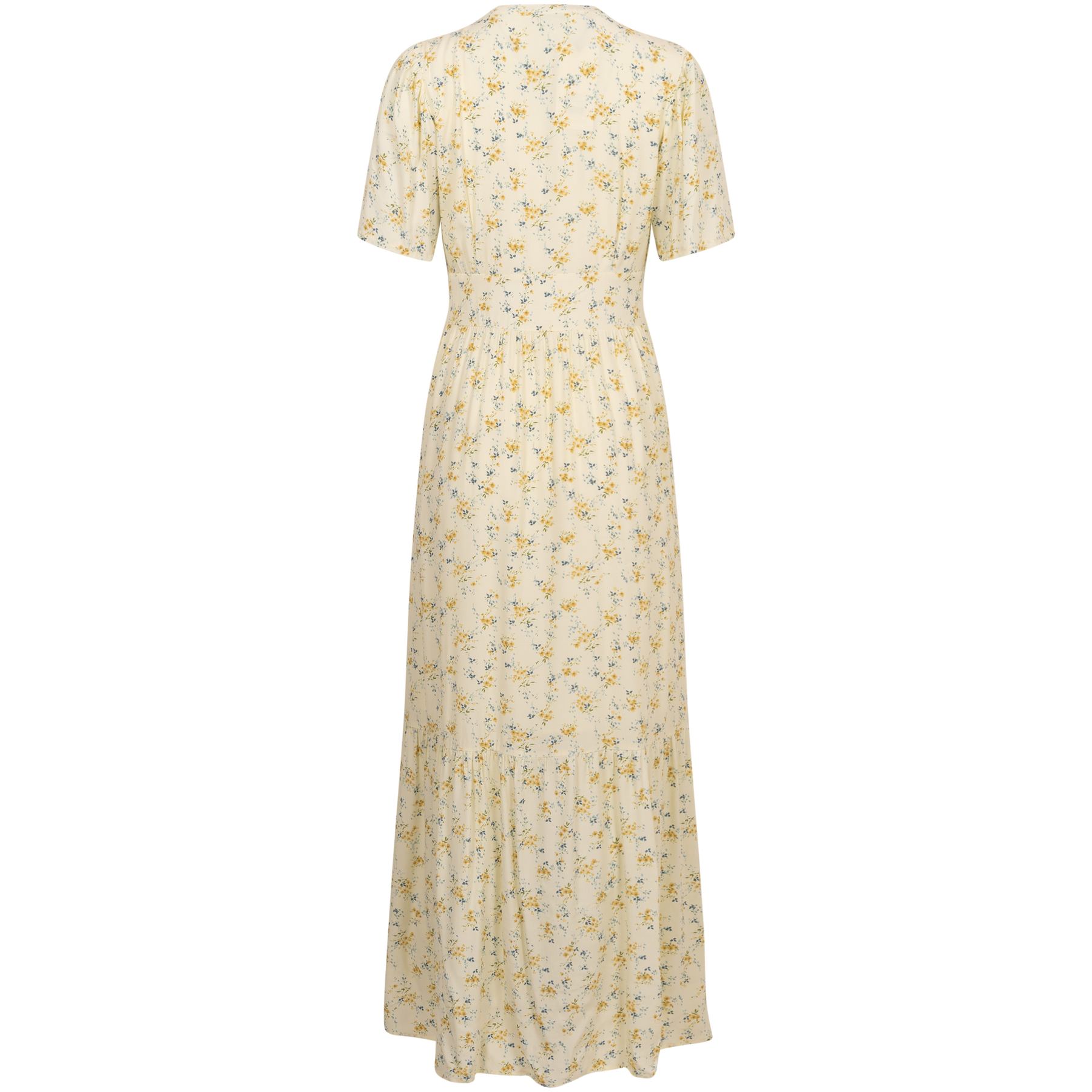 Sia Dress - Yellow Lily Flower