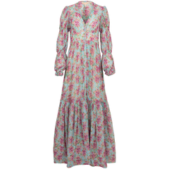 Georgette Maxi Dress - Summer Flowers