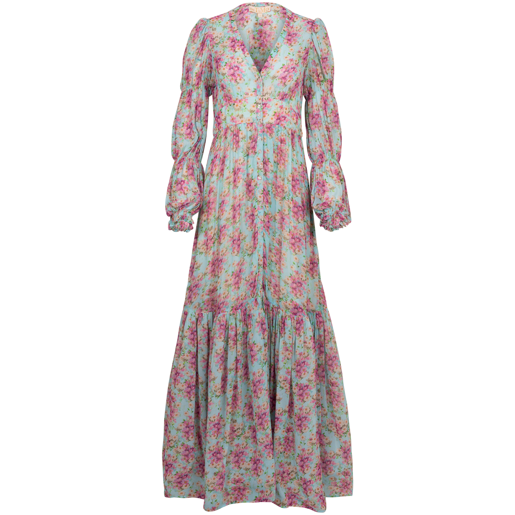 Georgette Maxi Dress - Summer Flowers