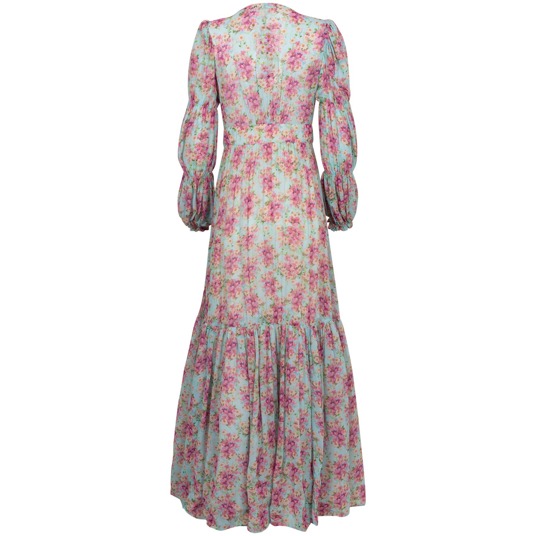 Georgette Maxi Dress - Summer Flowers