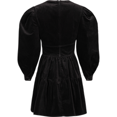 Isabella Corduroy Dress - Black
