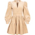 Isabella Corduroy Dress - Humus