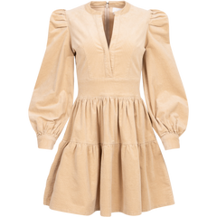 Isabella Corduroy Dress - Humus