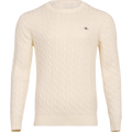 Cotton Cable C-Neck - Cream