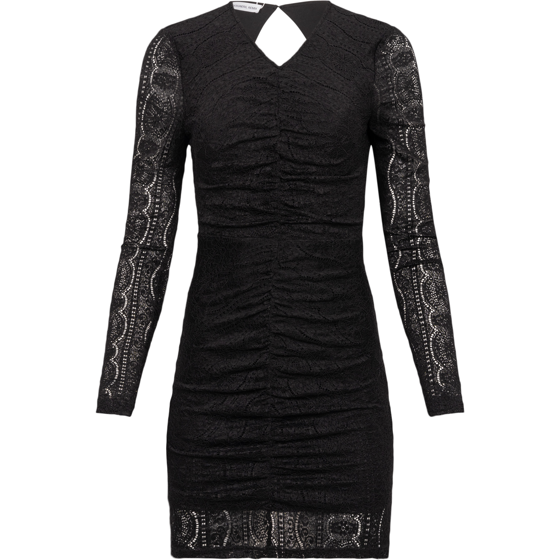 Ava Short Dress - Svart