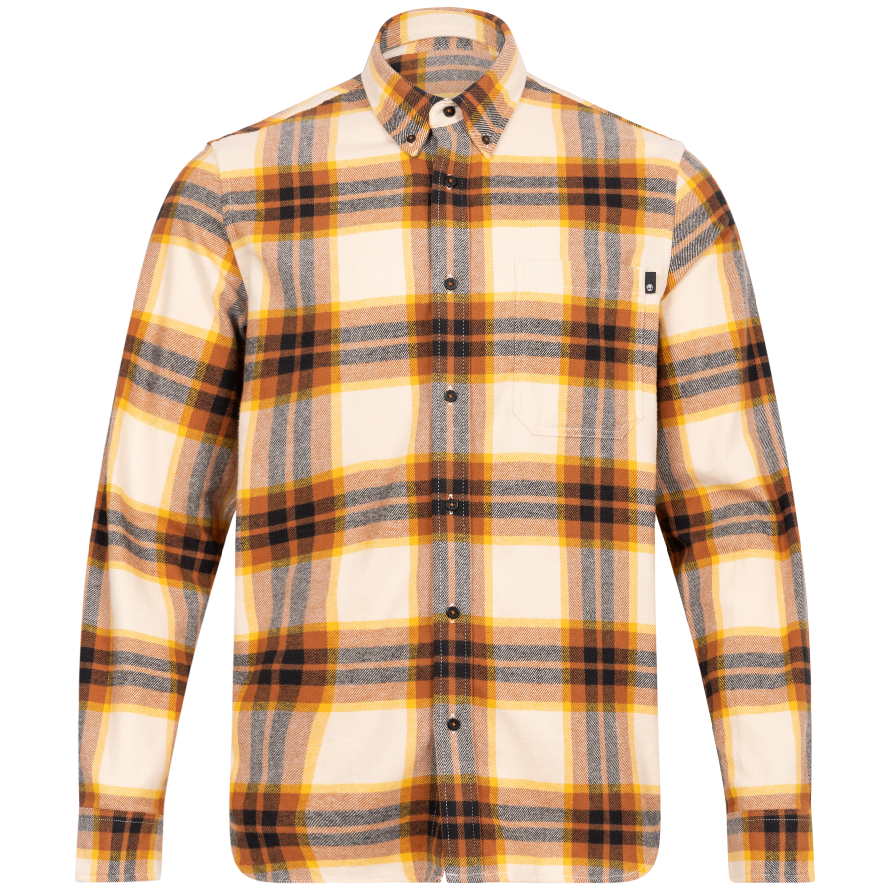 Ls Heavy Flanellskjorta Regular - White Smoke Yd
