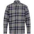 Ls Heavy Flannel Check Shirt Regular - Dark Sapphire Yd