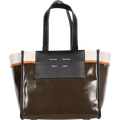 Large Morris Coated Canvas Tote - Dark Evergreen