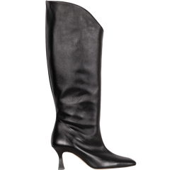 Billy Leather Boots - Black