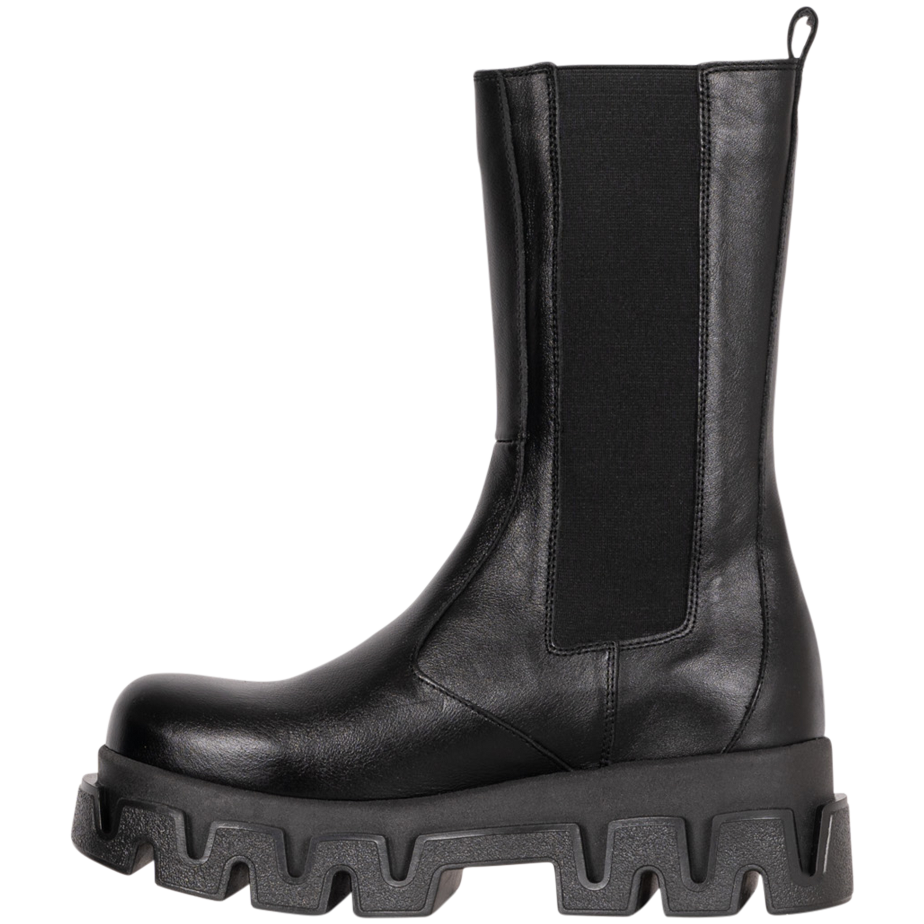 Anastasia Leather Ankle Boots - Svart
