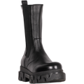 Anastasia Leather Ankle Boots - Svart