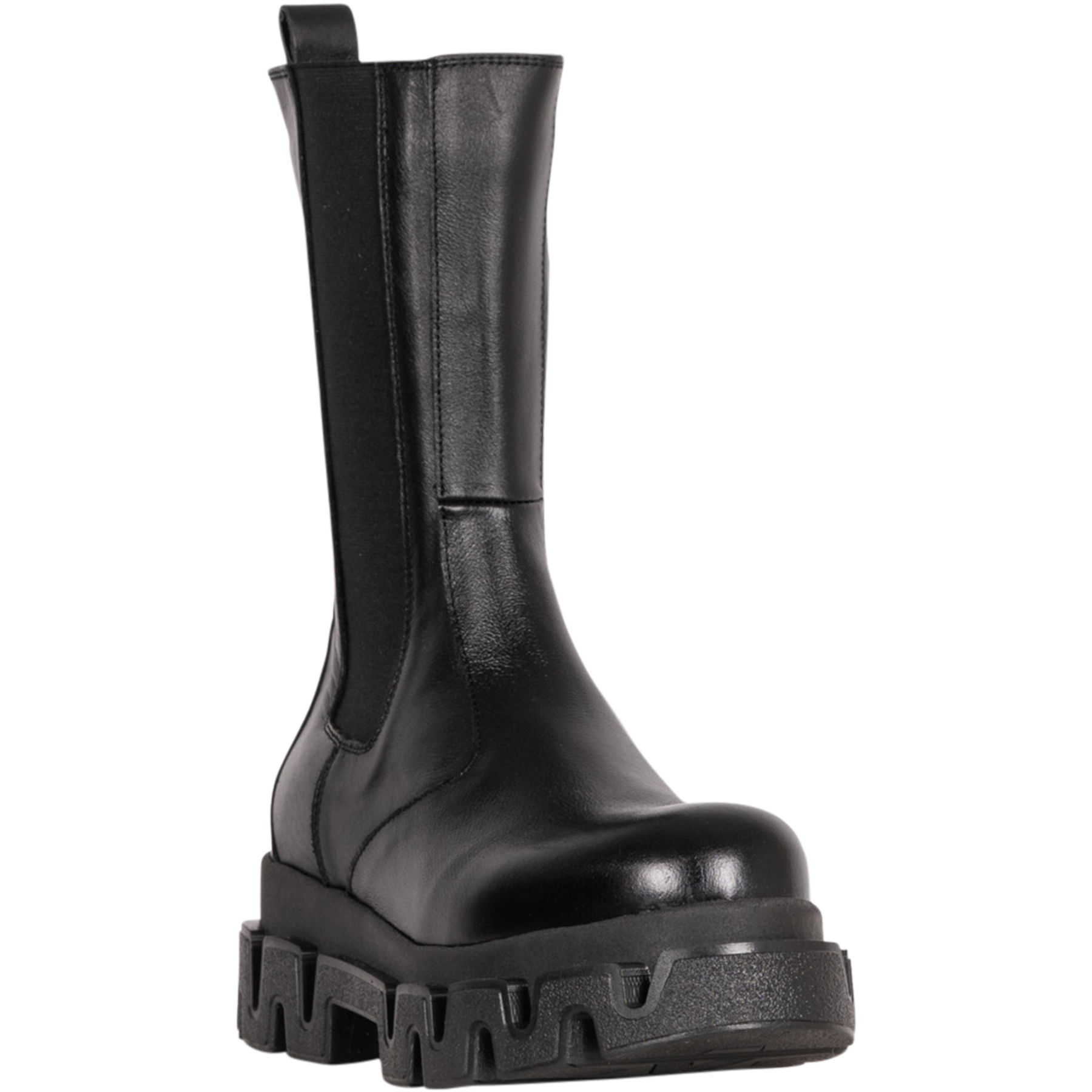Anastasia Leather Ankle Boots - Svart