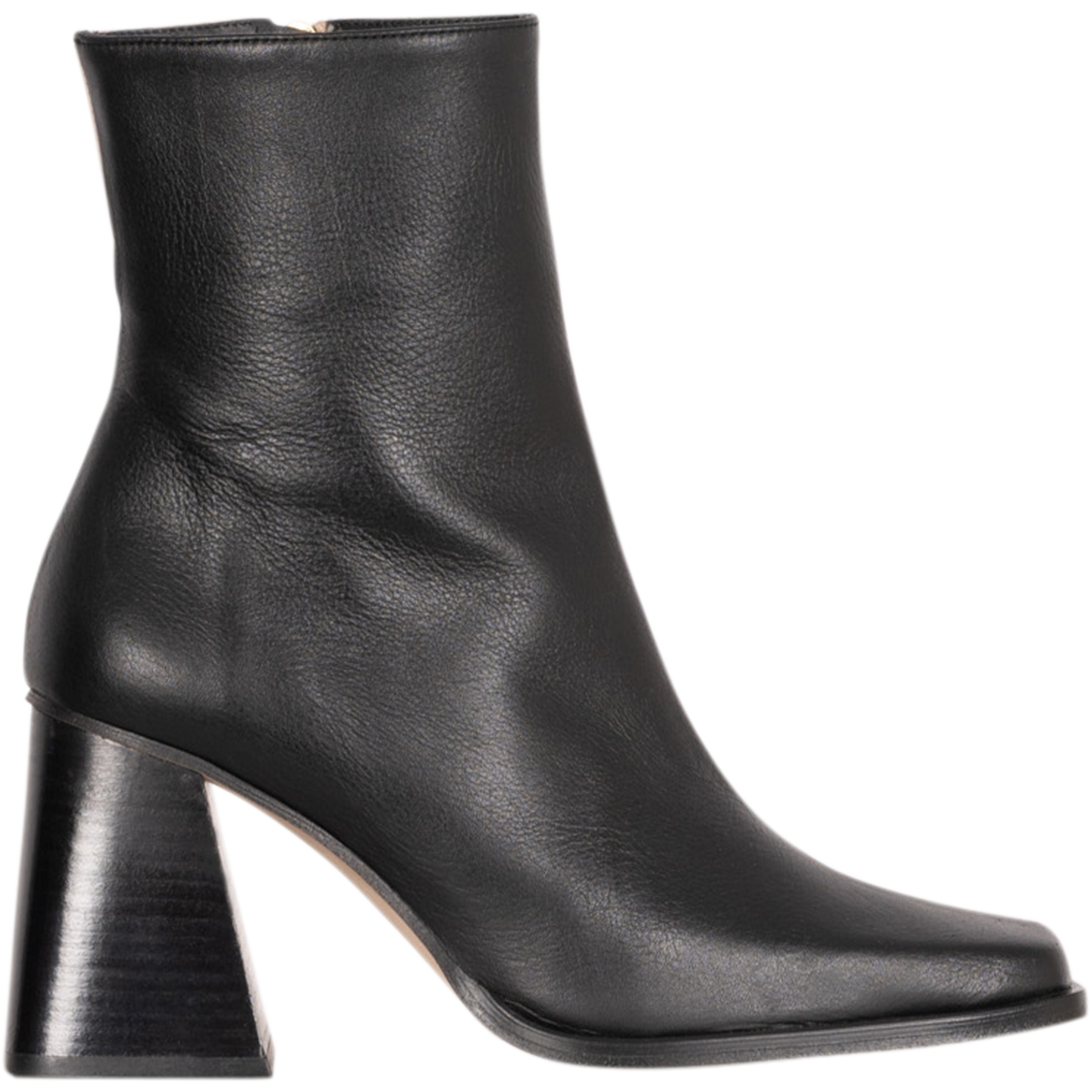 South Bicolor Leather Boot - Stone Beige Black