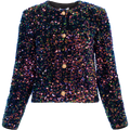 Paulette Jacket - Multicolour Sequins Velour