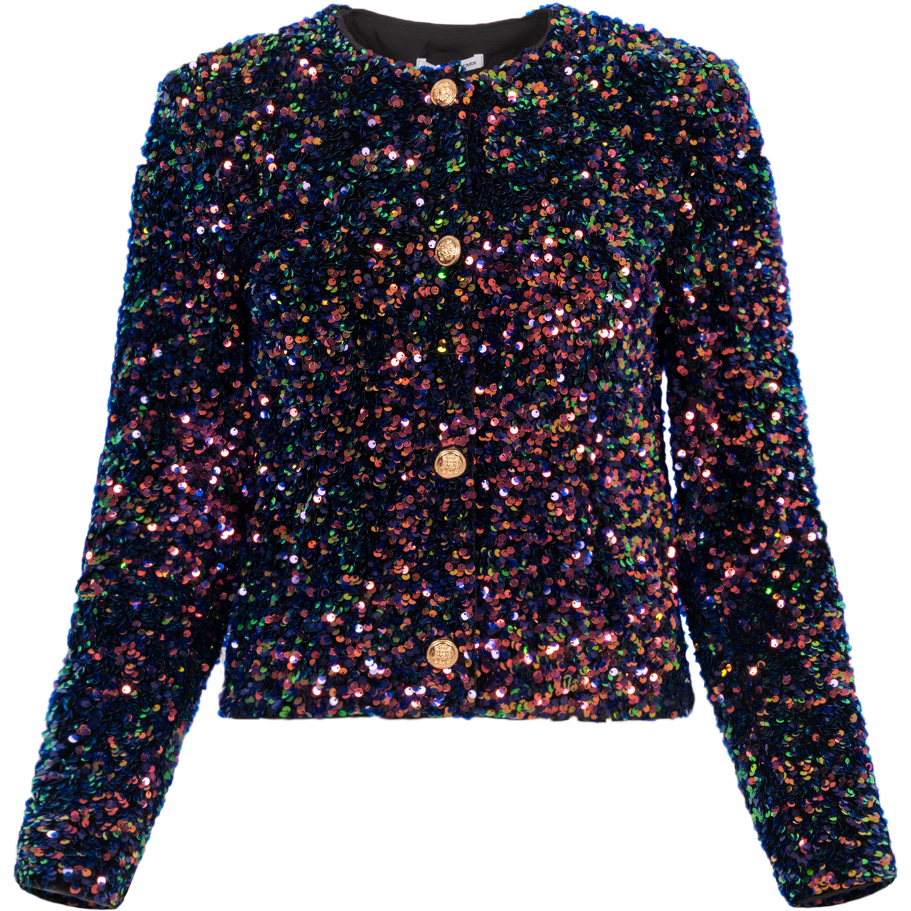Paulette Jacket - Multicolour Sequins Velour