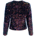 Paulette Jacket - Multicolour Sequins Velour