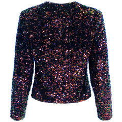 Paulette Jacket - Multicolour Sequins Velour