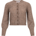 Mohair Petit Cardigan - Taupe