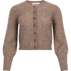 Mohair Petit Cardigan - Taupe